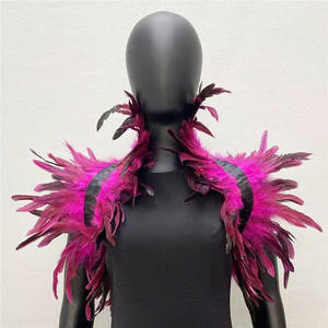 Nuevo Chal <span class=keywords><strong>de</strong></span> Plumas Teñidas para Hombre <span class=keywords><strong>2023</strong></span>, Lencería, Disfraz <span class=keywords><strong>de</strong></span> Plumas Ajustable para Halloween, Carnaval, Rave, Espectáculo Navideño, Burning Man - Product Image 1