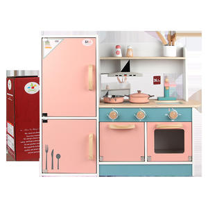 <span class=keywords><strong>Jouet</strong></span> de cuisine miniature en bois à quatre compartiments avec lumière et son réalistes, micro-ondes, ensembles de cuisine pour enfants, garçon et fille - Product Image 3