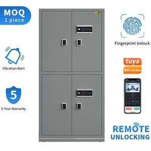 <span class=keywords><strong>Caja</strong></span> <span class=keywords><strong>Fuerte</strong></span> de Lujo, Resistente al Fuego, con Cerradura Electrónica de Huella Dactilar, Gran Espacio de Almacenamiento, <span class=keywords><strong>para</strong></span> Hogar u Oficina - Product Image 3