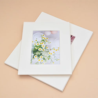 Passe-partout en carton blanc pour cadre photo 8x10 pouces, taille personnalisée, style simple, métal, publicitaire, cadeau, décoratif, fabricant et fournisseur OEM/ODM