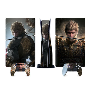 สติ๊กเกอร์ตกแต่ง PS5 ลาย Black Myth Wu Kong สีดำ ไวนิลเต็มรูปแบบ สำหรับเครื่อง PS5 และคอนโทรลเลอร์ อุปกรณ์เสริมสำหรับเกม - Product Image 1