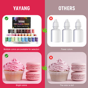 ผงสีอาหารที่ละลายในไขมันที่มีสีสันเกรดอาหารที่ละลายน้ำได้30สีสำหรับการอบช็อกโกแลต - Product Image 4