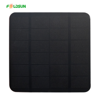 Panneau solaire monocristallin en silicium PET personnalisé 5V 1,5W 22,4% d'efficacité pour l'alimentation des appareils sans fil et des capteurs IoT