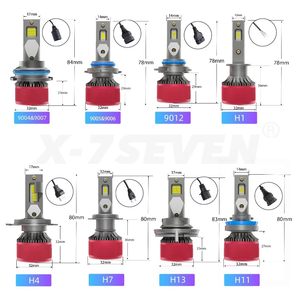 X-7SEVEN Garantie 3 ans 140W 28000LM 4300K Blanc chaud XAURPR H4 Kit de rénovation/mise à niveau des phares de <span class=keywords><strong>voiture</strong></span> universel - Product Image 6