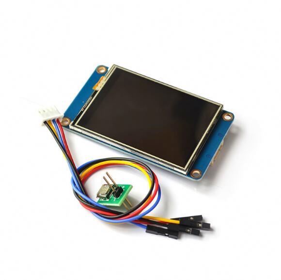 2.4" TFT 320 X 240 Resistive Touch Screen USART UART HMI Serial LCD Module DisplayNX3224T024 2.4inch Display Hot Offer