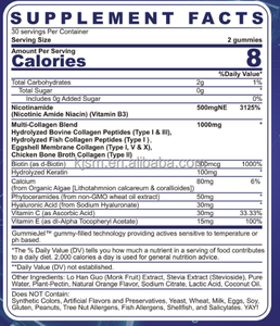 ปลุกความสดใสอ่อนเยาว์: วิตามินกัมมี่ NAD+ ต่อต้านริ้วรอย พร้อมนิโคตินาไมด์และคอลลาเจน เพื่อเพิ่มพลังชีวิต - Product Image 4