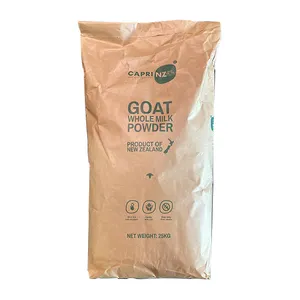Venda por atacado de alta qualidade 100% nova zelândia pó de leite de cabra pó desnatado em 25kg sacos