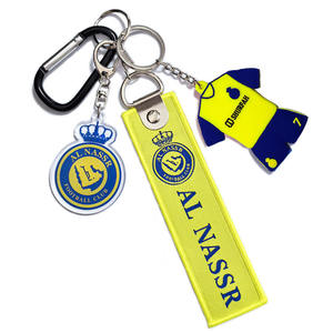 Vente en gros de porte-clés de l'équipe de football de France, d'Espagne et d'Allemagne, autres porte-clés de luxe personnalisés - Product Image 2