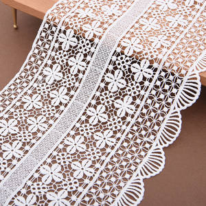 โรงงานมาใหม่ฝรั่งเศสโพลีเอสเตอร์ปัก<span class=keywords><strong>Guipure</strong></span>เคมีลูกไม้ตัด - Product Image 6