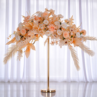 Nouvelle Décoration Florale Centrale à Longue Tige RHD, Cadre Doré Haut de Gamme pour Art Floral, Idéal pour Table de Mariage