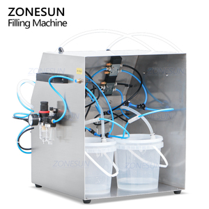 Máquina Llenadora de Latas de Bebidas, Jugos y Cerveza ZONESUN ZS-CF2A de Escritorio, Semiautomática, Totalmente Neumática, de 2 Cabezales, con Anilla - Product Image 6