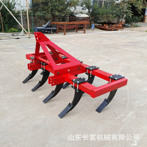 Shandong Changfu <b>Machinery</b> Subsoiler 4 <b>Row</b> Red Farm Cultivator Multifunctional Deep Tillage Equipment - Product Image 1