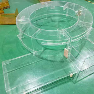 Tubes en plastique conçus en usine de tubes à bride acrylique pour un projet exact Livraison rapide Joint standard PMMA à bride acrylique - Product Image 3