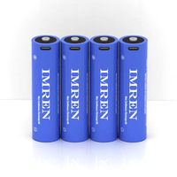 IMREN 3.7V 21700 4600mAh TYPE c Micro Usb Charge rapide INR21700 Batterie lithium rechargeable USB