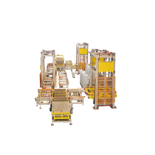 Automatic Brick Conveying and Robot Stacking System for HIgh Efficient Production