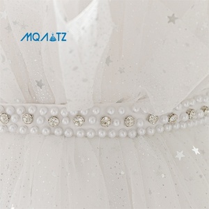 MQATZ Elegante Abito Estivo per Bambine con Gonna a Campana, Vestito Casual con Scollo Tondo e Velo Vaporoso, Design alla Moda per Bambine - Product Image 4