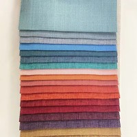 Tissu d'ameublement en polyester imitation lin pour canapé, chaise, coussin, meubles et décoration intérieure - Vente en gros