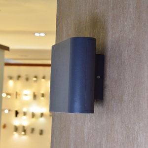 מודרני אלומיניום עמיד למים שטוח גן מרפסת חיצוני led קיר רכוב למעלה ולמטה מנורה - Product Image 6