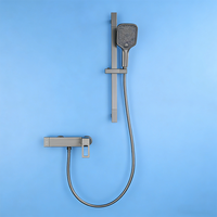 Système de robinetterie mural intelligent en acier inoxydable avec capteur tactile, barre de douche relevable moderne 22X08, vente chaude en Chine