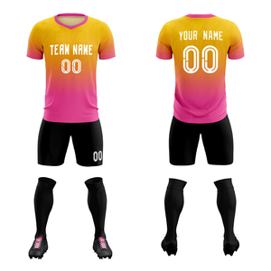 Tenues de football personnalisées, pas chères, aux dernières tendances, de qualité originale, imprimées numériquement, 100% polyester, unisexes, pour adultes - Product Image 5