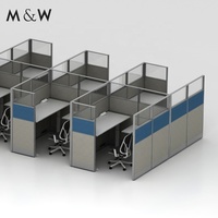 M&W Company – Cloisons réglables d'occasion, mobilier de Foshan, table de poste de travail moderne, bureau modulaire, usage scolaire