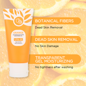 角質除去 ディープクレンジング 保湿 フェイスジェル 角質ケア オレンジ ホワイトニング ジェントルエクスフォリエイティング ブライトニング フェイシャルピーリングジェル - Product Image 5