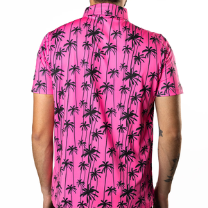 <span class=keywords><strong>Chemises</strong></span> de golf pour <span class=keywords><strong>hommes</strong></span> à sublimation personnalisée avec dégradé, col sport confortable, logo personnalisé, performance optimale avec design gratuit - Product Image 3