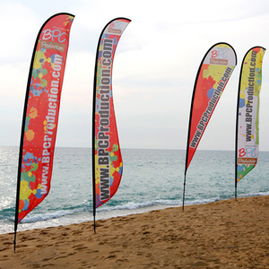 Price shipping to air design fountain pen factory custom beach flag - Product Image 3