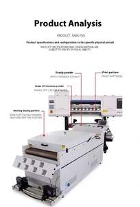 เครื่องพิมพ์ผ้าดิจิทัล 2 เครื่อง รุ่น I3200 XP600 แบบมัลติโหมด DTF สำหรับพิมพ์เสื้อยืด ไวนิล กางเกงยีนส์ หมวก กระเป๋า ด้วยหมึกพิกเมนต์ - Product Image 6