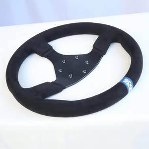 Volante de Carreras Universal JLH de 330 mm, Volante Deportivo Antideslizante para Simulador de Carreras con Marca de Centrado Azul - Product Image 2