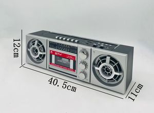 เครื่องเล่นวิทยุคาสเซ็ตสไตล์เรโทร รุ่น PX-788BT พร้อมบลูทูธ USB TF Card AM FM SW หลายย่านความถี่ บันทึกเสียงได้ ลำโพงคู่ เหมาะสำหรับสะสมที่บ้าน หรือเป็นของขวัญ - Product Image 4