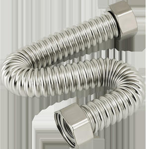 Tubería Corrugada de Acero Inoxidable 304 de Alta Presión, Manguera de Drenaje de Entrada/Salida de 4 Puntos para Calentador de Agua, Fontanería de Agua Fría/Caliente - Product Image 1