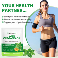 Acentiallabs Minyak Oregano Biji Hitam Softgel 6000mg 120 Kapsul Dukungan Imunitas Suplemen Nutrisi Ekstrak Tumbuhan Distributor