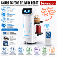 Jouets éducatifs Montessori KZHM, robot télécommandé pour enfants, jeux de simulation en famille, jouets de livraison de nourriture à commande à distance pour l'intérieur, cadeaux