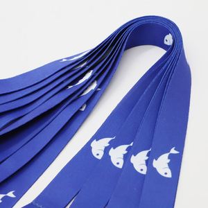Custom Fishery Trade Show Promotional Gift Lanyard Heat Safety Buckle Seafood Company Staff ID Card Lanyard - Product Image 4