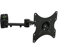 Support mural pour téléviseur hd avec bras articulé, pour écrans plats et moniteurs 13-42 pouces, VESA 75 à 200, Compatible avec RV d'extérieur
