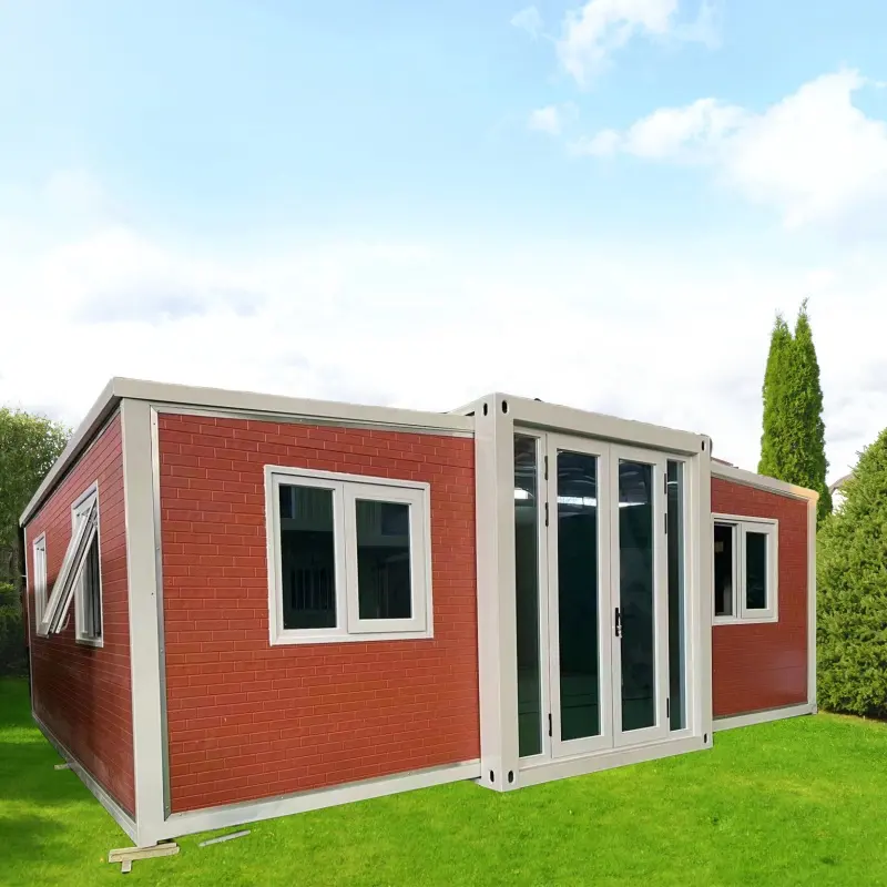 Pre-made Portable Building 20ft 40ft Expandable Homes Prefab Expandable Container House Home OfficeSolar powered small houses