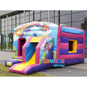 Castillo Inflable Personalizado de Alta Calidad con Tobogán, Comercial, Multifuncional, para Alquiler, Casa de Brinco para Niñas al Aire Libre - Product Image 1