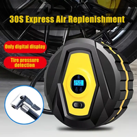 Compresseur d'air Portable pour voiture, 150 PSI, pour automobile, motos, vélos, gonfleur de pneus numérique, DC 12 Volt, pompe de compresseur d'air Portable pour voiture