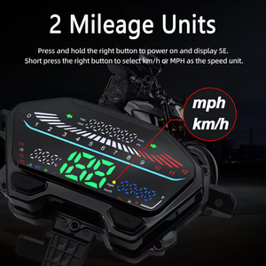 אופנוומטר דיגיטלי אופנוע דלק טמפרטורה ומטר מהירות גבוהה מתאים לסולו 125 הוביל vario160 150 vario160 - Product Image 3