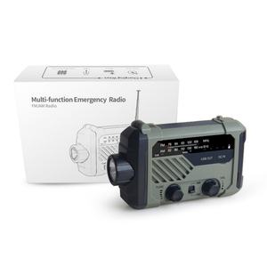 Radio d'urgence portable, lampe torche manuelle, charge solaire extérieure, banques d'alimentation de prévention des catastrophes avec affichage LED - Product Image 6