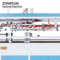 ZONESUN ZS-BFM1 accessoire de matériel automatique boîtes en carton triangulaires carton de papier pliant formant la Machine d'agrafeuse
