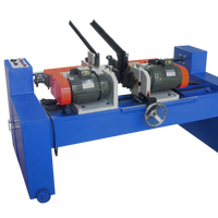 Machine de chanfreinage et d'ébavurage hydraulique double face CARE pour tuyaux en acier inoxydable, alimentation automatique, 380V 2.2kW, haute performance, garantie 1 an