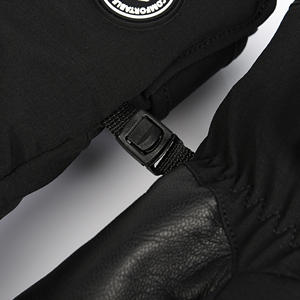 Guantes de cuero cálidos Pantalla táctil Guantes de esquí de cuero real Guante de nieve personalizado a prueba de agua - Product Image 5