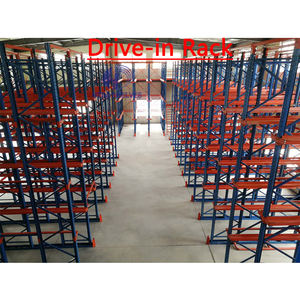 Estantería de almacenamiento de almacén ajustable de alta densidad, estante de paleta de acero, sistema de estante de accionamiento de alta resistencia, estante de paleta de accionamiento - Product Image 4