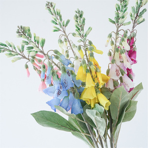 Fiori Artificiali di Verbasco Viola in Seta di Alta Qualità per Decorazioni Domestiche e Matrimoni - Product Image 1
