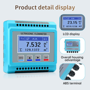 Độ chính xác cao không xâm nhập siêu âm <span class=keywords><strong>Flow</strong></span> <span class=keywords><strong>Meter</strong></span> cho nước & dầu chất lỏng DN10 DN50 4-20mA RS485 vật liệu nhựa - Product Image 5