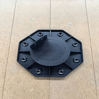 Support de terrasse en WPC certifié SGS, pédestal réglable en plastique pour poutre WPC 18-30 mm, systèmes de support de terrasse ajustables