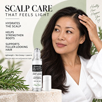 Sérum capillaire avancé à la caféine et aux peptides de romarin en roll-on pour des cheveux plus volumineux, renforcement des racines et soin anti-casse