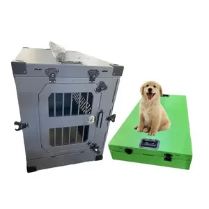 Переносная модульная Складная Водонепроницаемая клетка для собак на борту алюминиевый ящик для собак для путешествий